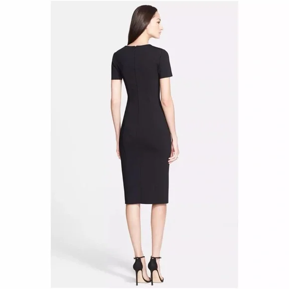 St. John Sculpture Knit Sweetheart dress